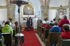 Familiengottesdienst zum Erntedankfest in der Weingartenkapelle (Foto: Karl-Franz Thiede)